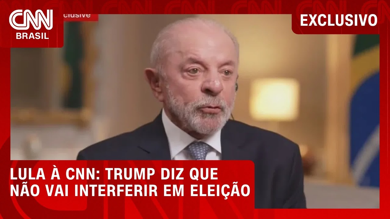 Exclusivo: Lula disse que Trump não vai interferir nas eleições do Brasil | HORA H