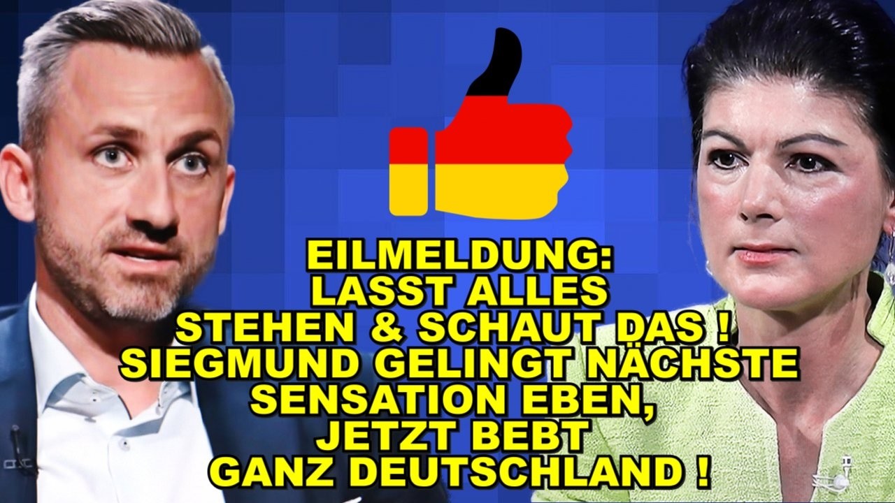 EIL: NEUE SIEGMUND-Sensation EBEN!