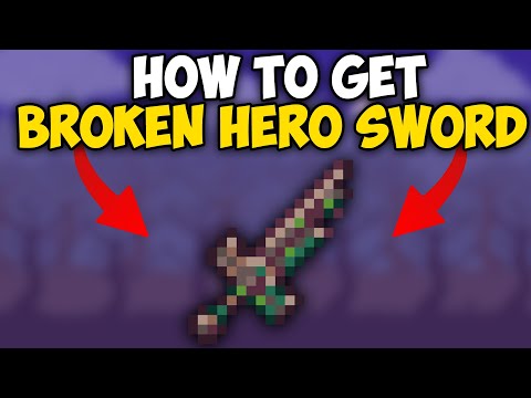 How to Get BROKEN HERO SWORD in Terraria 1.4.4.9 | Broken Hero Sword terraria