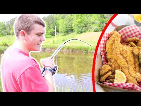 Catfish CATCH CLEAN COOK!!! (Step by Step)