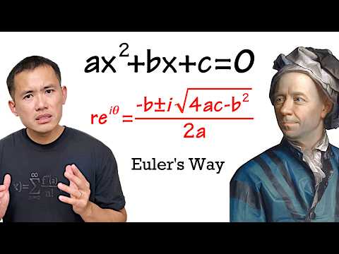Proving the quadratic formula using Euler's formula!