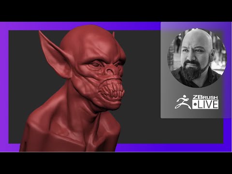 Creating on the Fly with ZBrush!: Goblin Creature Design - Miguel Guerrero - ZBrush 2021.6