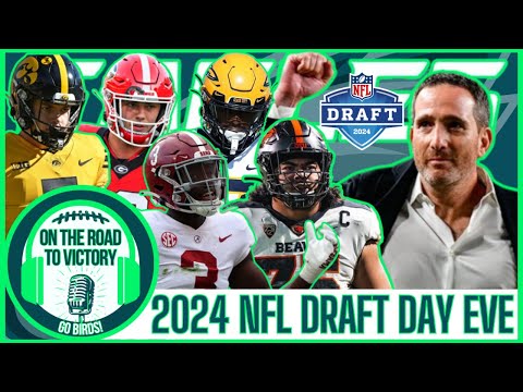 2024 NFL Draft Day Eve- My Eagles #1 Pick Projection & “My Guys” | Cap Hits & Space | Draft Picks
