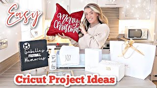 What You Can Make With The Cricut Maker 3 // Easy Christmas Cricut DIY Home decor + Gift Ideas 2021