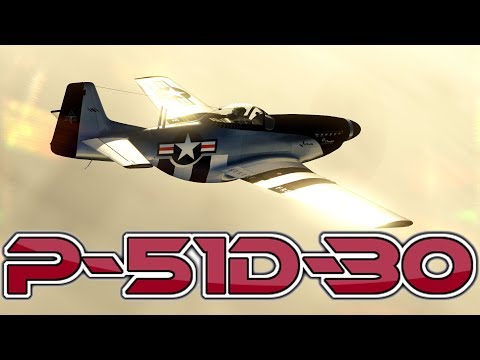【Gameplay】War Thunder : P-51D-30【Poor Pony】