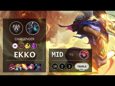 Ekko Mid vs Zoe - KR Challenger Patch 10.24