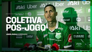 COLETIVA PÓS JOGO | UBERLÂNDIA x OPERÁRIO - SÉRIE D 2026 | Rogério Henrique e Da Silva