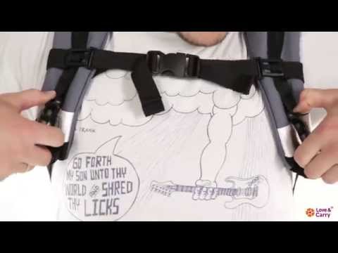 Эрго рюкзак Love&Carry - позиция 'на спине'