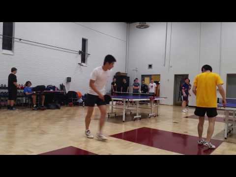 Good Table Tennis Player Trolling with Bad Player