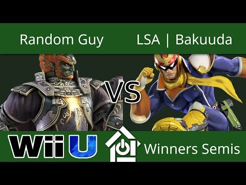 THGW 11/08/2016 - Random Guy (Ganondorf) vs LSA | Bakuuda (Captain Falcon) - Smash 4 Winners Semis