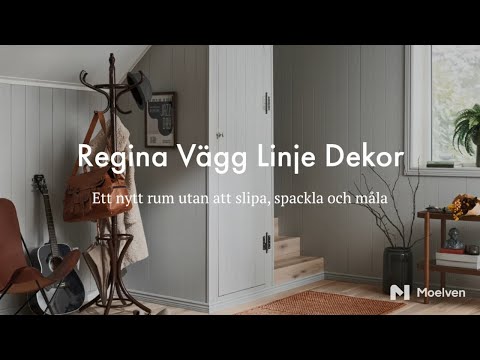 Panelskiva Moelven Regina Vägg Linje Dekor 2 st/frp