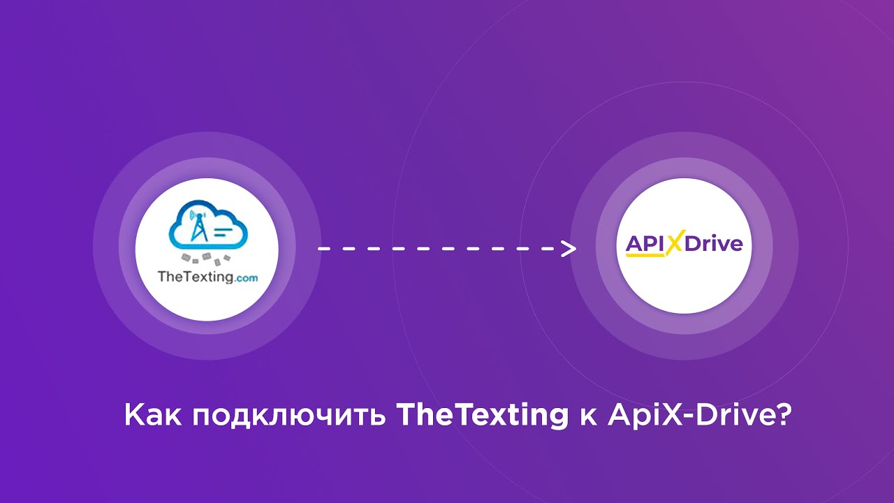 Подключение TheTexting Подключение TheTexting