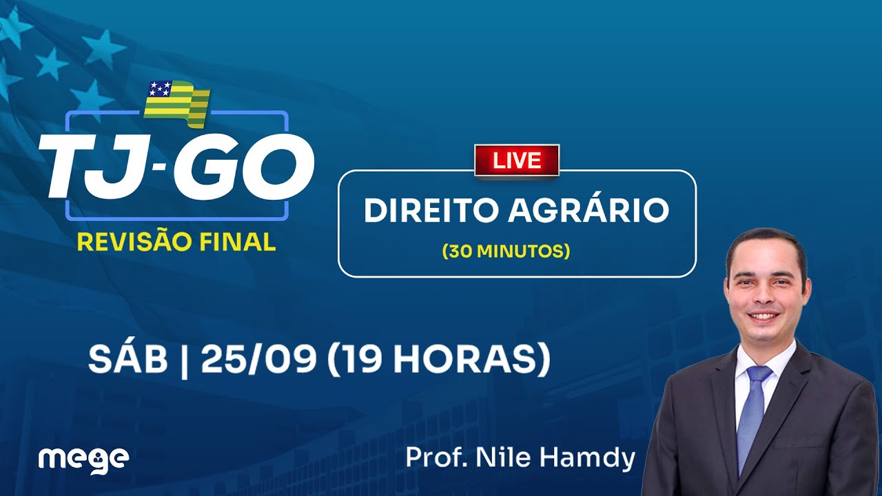 TJ-GO: Direito agrário (revisão final)