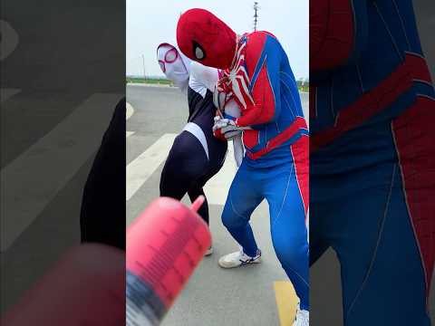 SPIDER GIRL IS AFRAID OF BEING INJECTED | MARVEL REAL LIFE