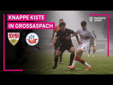 VfB Stuttgart II - FC Hansa Rostock, Highlights mit Live-Kommentar | 3. Liga | MAGENTA SPORT