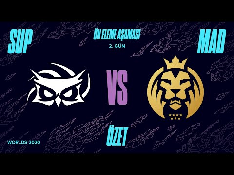 Papara SuperMassive ( SUP ) vs Mad Lions ( MAD ) 5. Maç Özeti | Worlds 2020 Ön Eleme 2. Tur