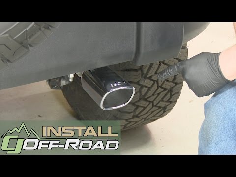 Jeep Wrangler Borla Axle-Back Exhaust 2-1/2" Touring W/3-1/2" Polished 3.6L 2012-2018 Installation