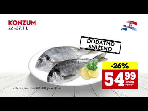 Konzum Akcija ponedjeljak - srijeda, 21. - 23.11.