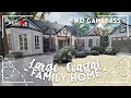 [ roblox bloxburg ] ☀️ no gamepass large coastal family roleplay house ꒰ exterior build ꒱ - itapixca