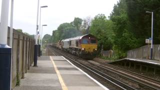 preview picture of video '(HD) Trains at Shawford 8/6/12'