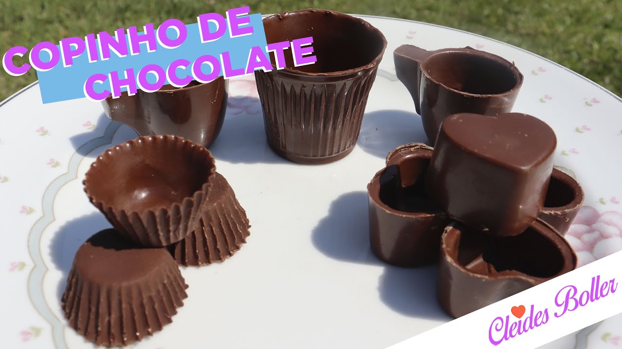 Como fazer copinho de chocolate de forma fácil e sem sujeira
