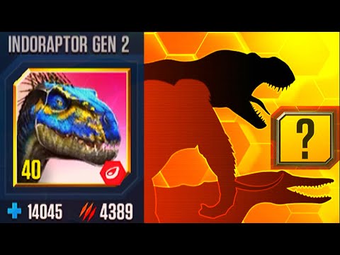 INDORAPTOR GEN 2 EVENTS DEFEAT 9 OPPONENTS | JURASSIC WORLD THE GAME