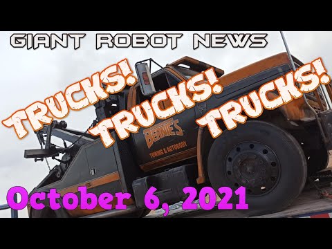 TRUCKS TRUCKS AND MORE TRUCKS! | Giant Robot news October 6, 2021