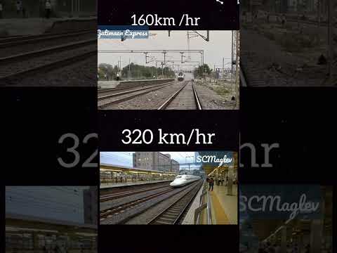 ScMaglev 🆚 Gatimaan Express.. #shorts #viral #youtube #subscribe