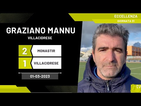 Graziano Mannu allenatore Villacidrese 01-03-2023 - Diario Sportivo