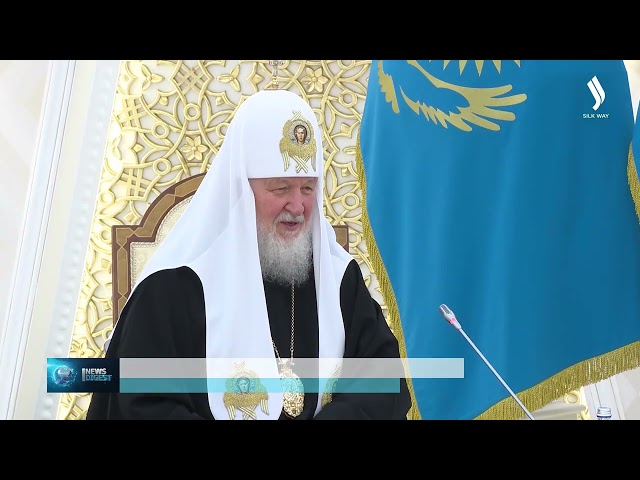 Kazakistan Devlet Başkanı, Dünya Din Liderleri ile görüştü