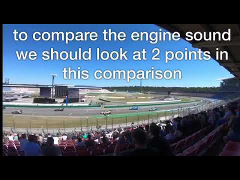 F1 vs DTM Hockenheim 2018 Sound comparison.