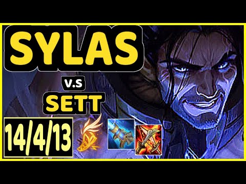 T1 FAKER (SYLAS) vs SETT - 14/4/13 KDA MID CHALLENGER GAMEPLAY - KR