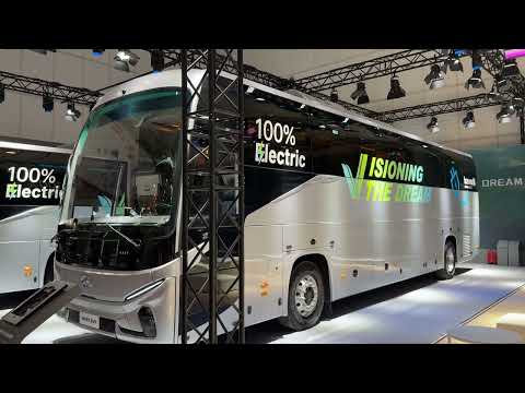 Higer H12E (2026) | Elektroreisebus | Innen- und Außenbereich | Busworld 2025 Brüssel