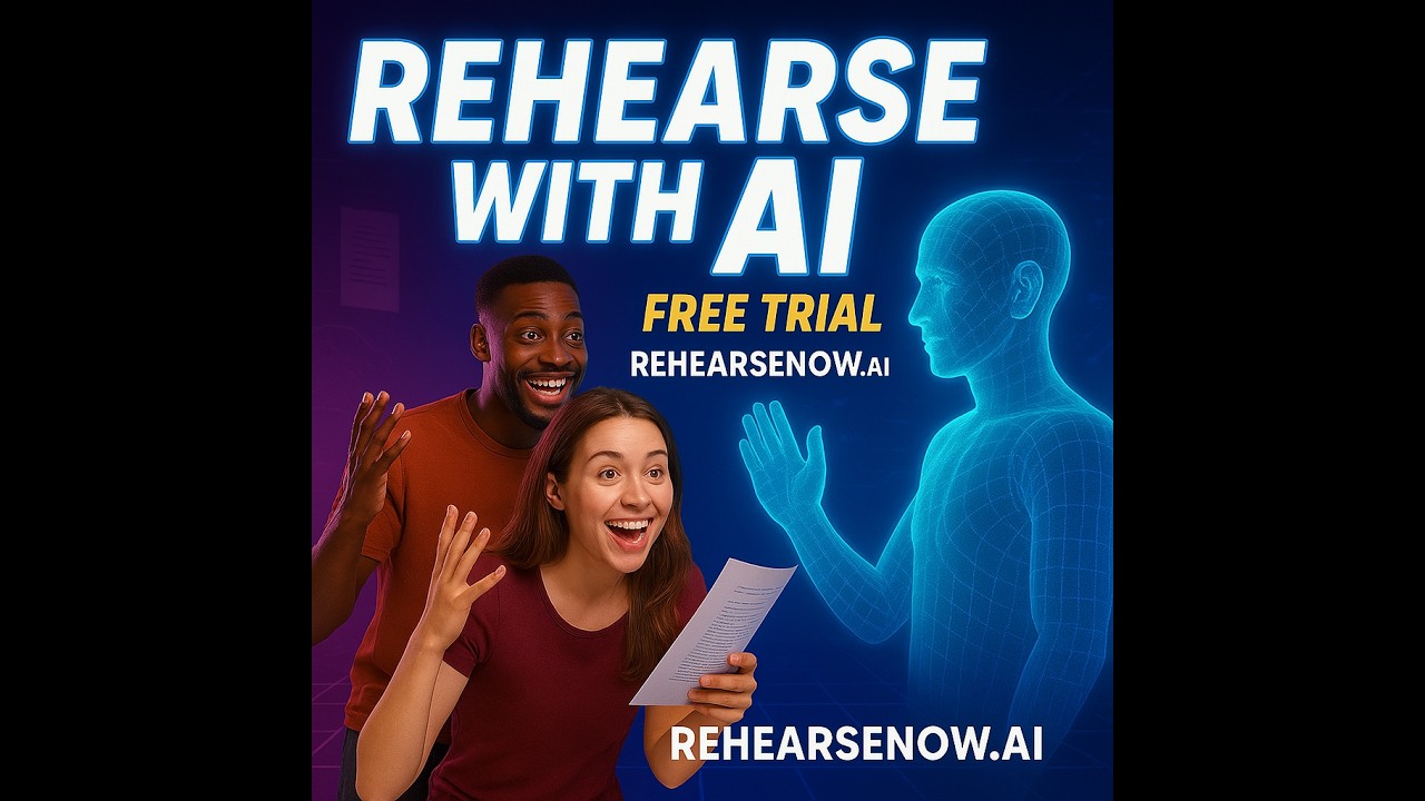 Actors & AI - RehearseNow.ai - HOW TO USE IT - First Month Free Trial - Code TRIAL15