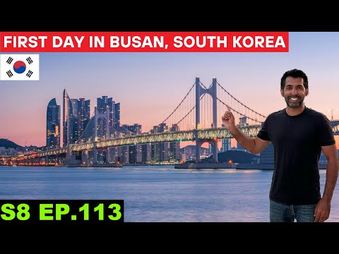 First Impressions of South Korea in Busan 🇰🇷 S8 EP 113 | Pakistan to Japan Motorcycle Tour