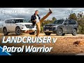 2024 Toyota LandCruiser GR Sport v Nissan Patrol Warrior Comparison | XL off-road SUV showdown