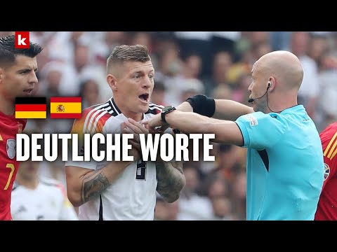 Kroos frustriert wegen Elfmeter-Szene und Schiedsrichter Taylor | Deutschland - Spanien 1:2