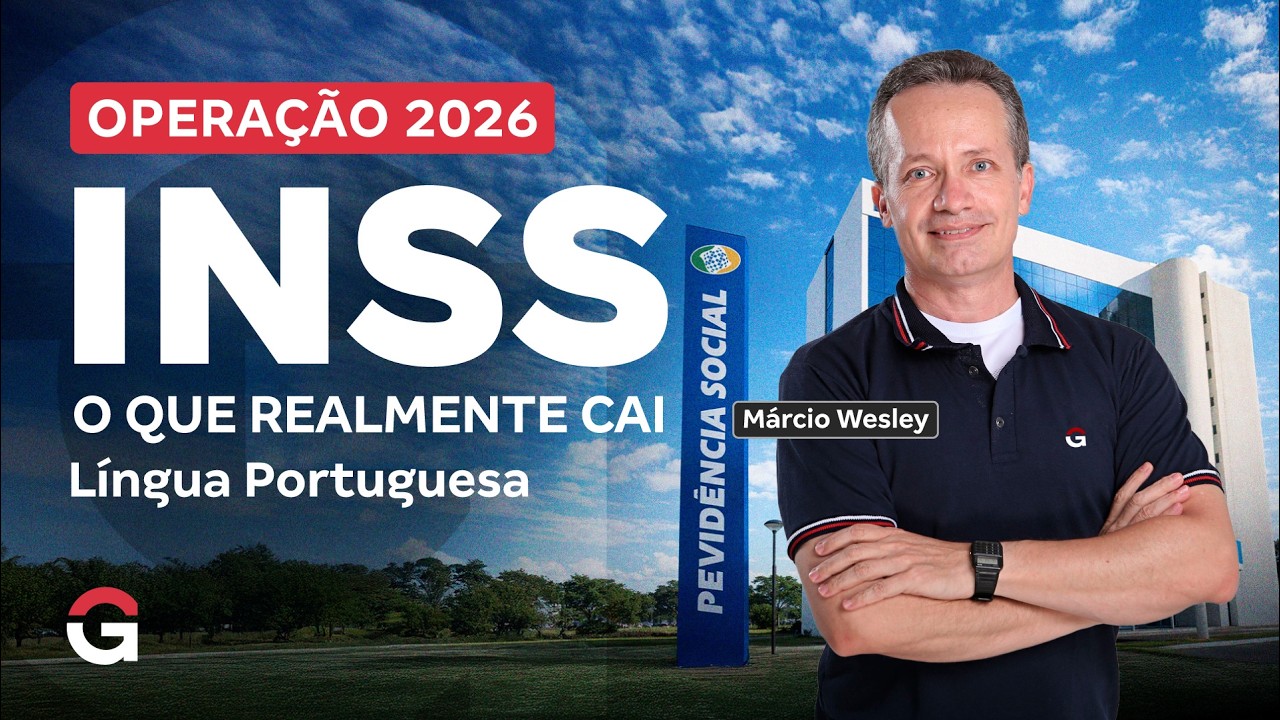Operação INSS 2026: O que realmente cai em Língua Portuguesa