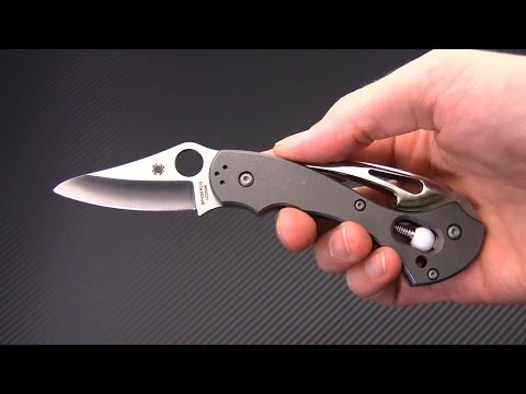 SPYDERCO Tusk Titanium Plain Edge With Shackle Key and Marlin Spike C06TIP NEW SPYDERCO Tusk Titanium Plain Edge With Shackle Key and Marlin Spike C06TIP NEW