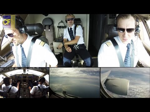 Im Cockpit der Lufthansa Cargo Boeing 777F mit Kapitän Rikard nach Japan - Cockpitfilme.de