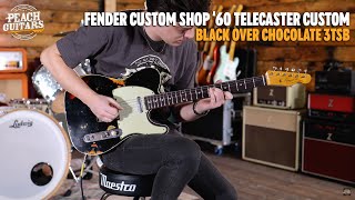 Video thumbnail for No Talking...Just Tones | Fender Custom Shop LTD '60 Tele Custom Relic Black over Chocolate 3TSB by Peach Guitars
