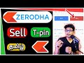 How To Sell Stock In Zerodha Tamil 2024 How To Generate Tpin In Zerodha Tamil Zero Kite App