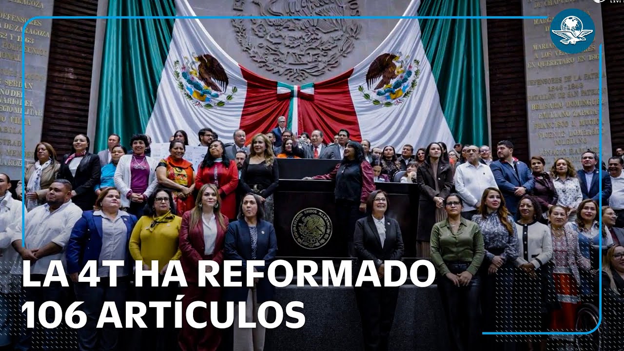 Morena ha modificado 70% de la Constitución #EnPortada