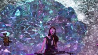 Kimbra на презентации новой площади Сити в Москва-Сити