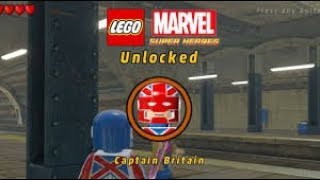 How To Unlock Captain Britain In Lego Marvel Superheroes (Free Roam)