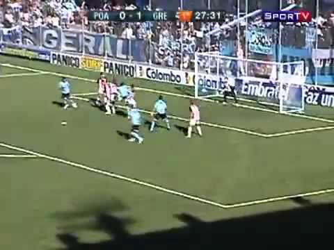 Gramados Sintéticos - Estádio São José, gols Grêmio 3 x 0 Porto Alegre