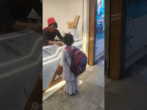 Turkish ice cream 🍨 fun game 😂