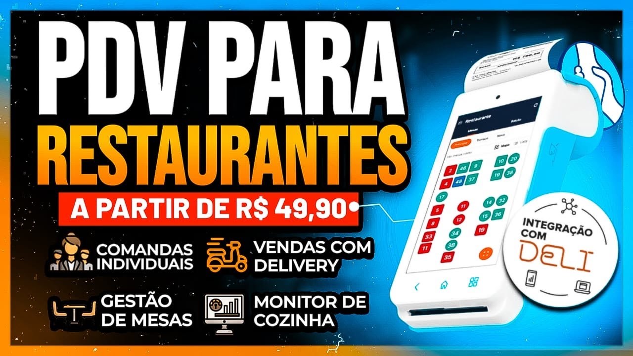 NOVO SISTEMA Para RESTAURANTE - AUTOMAÇÃO e GESTÃO Para o PEQUENO e GRANDE Negócio com a DELI