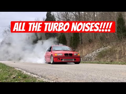 TURBO E46 BUILD BIG BURNOUT AND BEAUTIFUL SOUNDS