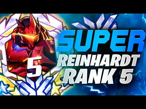 Super Pro Reinhardt gameplay - Rank 5! [ Overwatch Season 32 Top 500 ]
